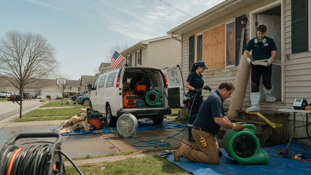 Water Damage Restoration in Donovan, IL near me